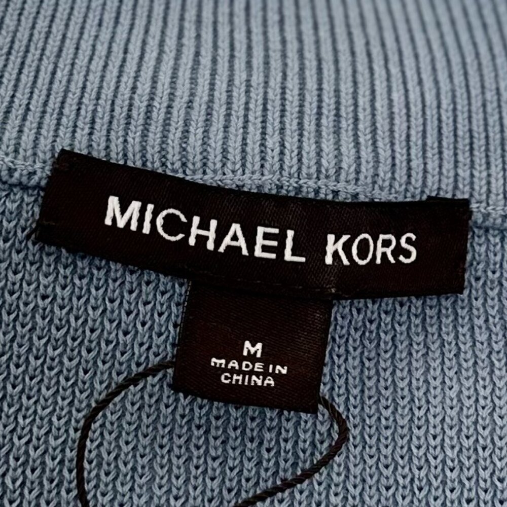 Michael Kors Men’s Quarter-Zip Knit Sweater - Picture 12 of 15